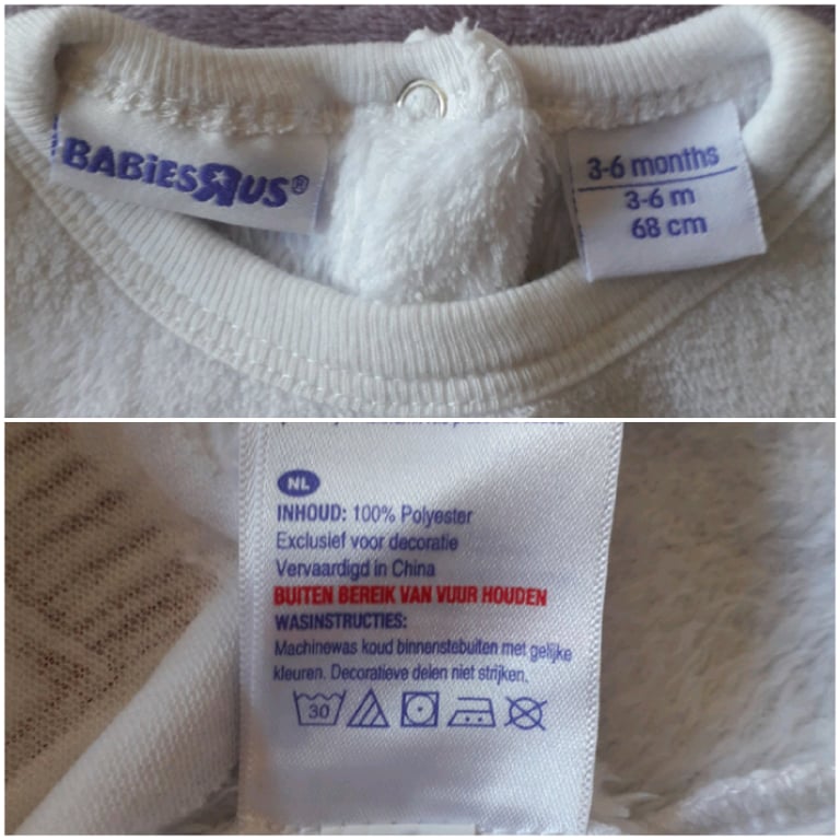 CHRISTMAS SNOWMAN SLEEPSUIT 3-6MTHS 