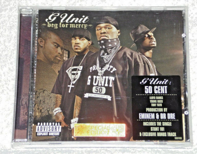 image for MUSIC CD ALBUM G UNIT 50 CENT BEG FOR MERCY 19 TRACKS ENIMEM & DR DRE