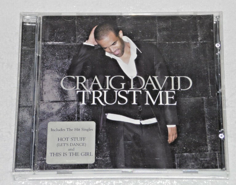 image for MUSIC CD ALBUM CRAIG DAVID TRUST ME 11 TRACKS HOT STUFF LETS DANCE FRIDAY NIGHT*