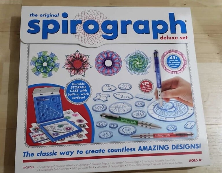 image for Spirograph Deluxe Set for Kids Art - neraly New