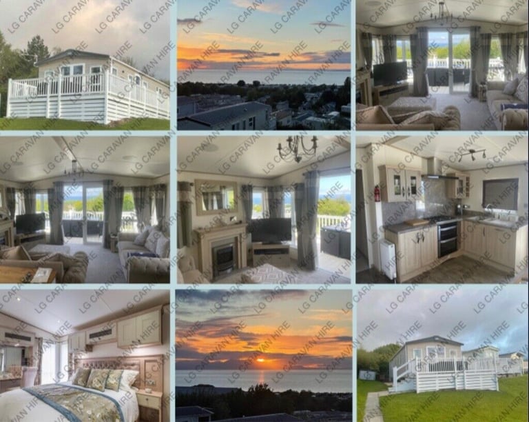 New SEA VIEW PLATINUM 3 BED LODGE CARAVAN - CRAIG TARA AYR SEPT/OCT OFF PEAK OFFERS