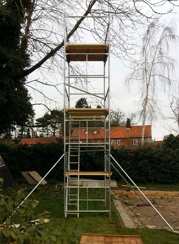 image for BRAND NEW SCAFFOLD TOWER  -  MADE OF QUALITY BRITISH STEEL  -  HIGH SPECIFICATION