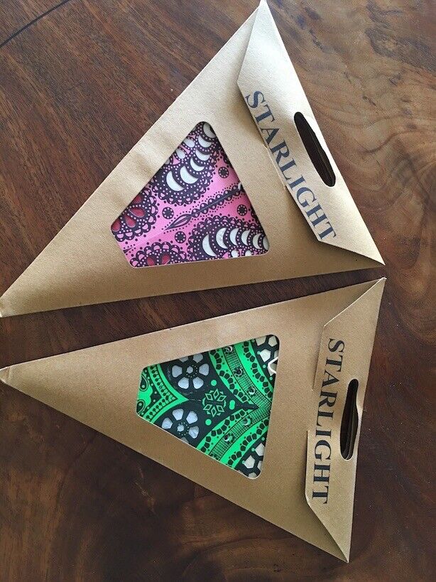 Star paper light shades/ lampshades/ lanterns x 2 (hygge, boho - used with/ without lights)