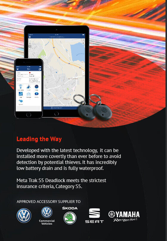 Insurance approved Tracker system Meta Trak S5 Deadlock 