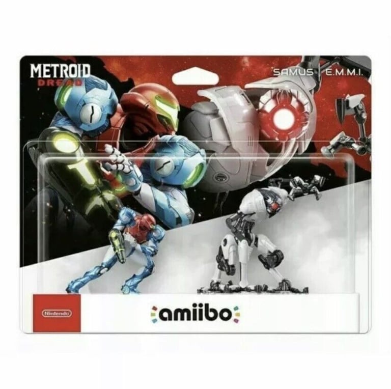 image for Samus and E.M.M.I. Double Pack amiibo (Metroid Dread Collection)