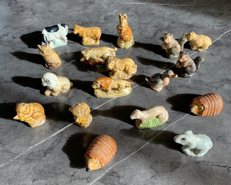 image for Vintage 1960s Wade whimsies assorted miniature animal collectibles