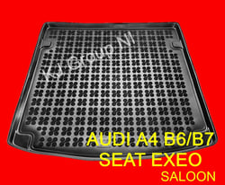 AUDI A4 B6/B7 / SEAT EXEO SALOON Tailored Rubber Boot Liner / Mat / Tray