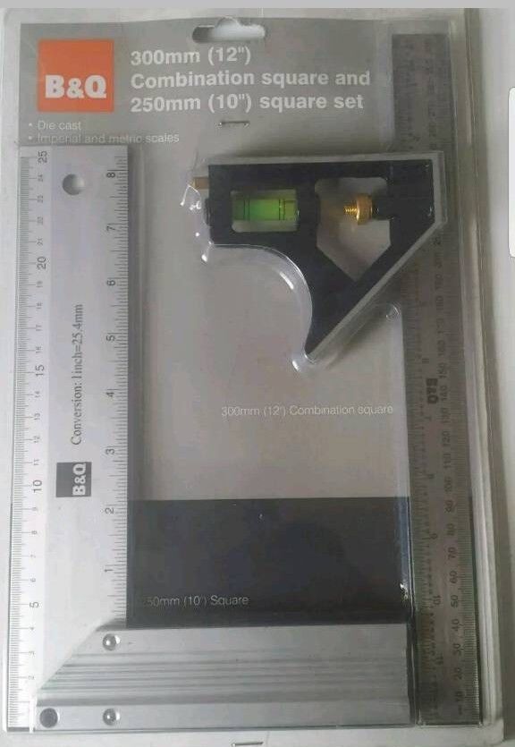 image for Combination Square 300mm  & Square 250mm  set