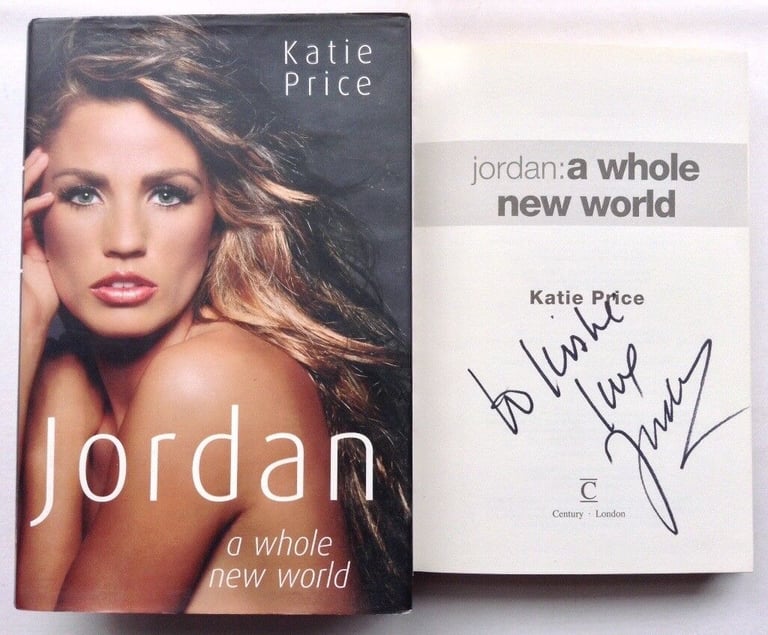 Katie Price Signed Book Jordan A Whole New World