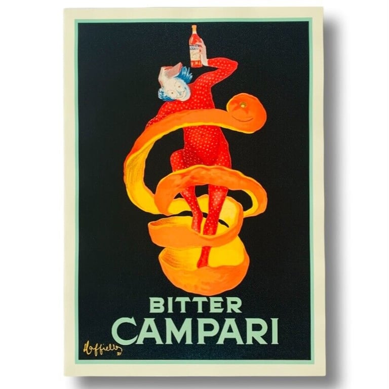 Bitter Campari Leonetto Cappiello Poster Print Picture Art Nouveau Home Decor Vintage Advertisement