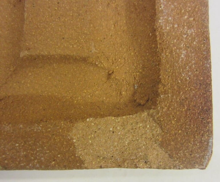 Classical Greek Inspired 'Woman with Head Scarf' / Dark Pottery Wall Tile