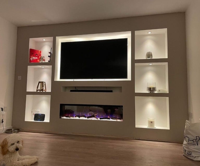 Media Wall Installation Walsall ✅ Feature Wall Installer ✅ Electric Fireplace Fitter ✅