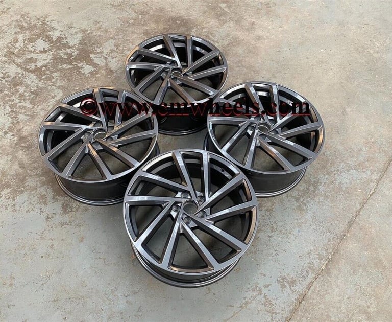 18 19" Inch Spielbergs Style Alloy Wheels VW Golf R MK5 MK6 MK7 MK7.5 Audi A3 Seat Leon Caddy 5x112 