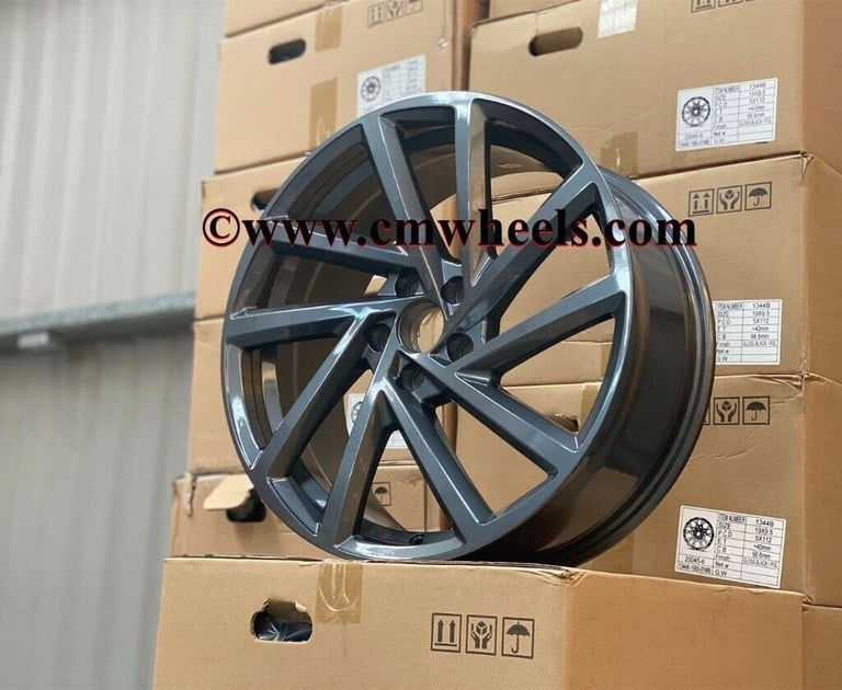 18 19" Inch Spielbergs Style Alloy Wheels VW Golf R MK5 MK6 MK7 MK7.5 Audi A3 Seat Leon Caddy 5x112 