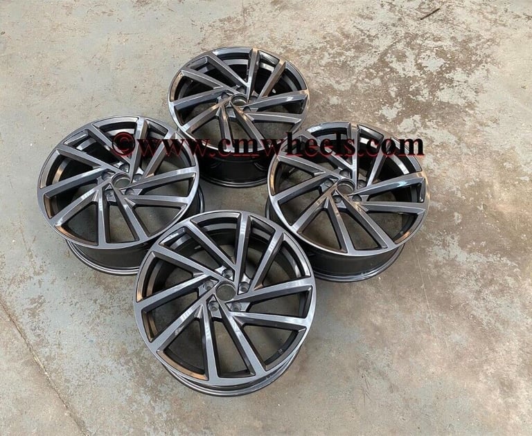 18 19" Inch Spielbergs Style Alloy Wheels VW Golf R MK5 MK6 MK7 MK7.5 Audi A3 Seat Leon Caddy 5x112 