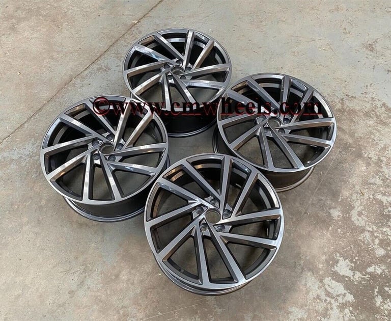 18 19" Inch Spielbergs Style Alloy Wheels VW Golf R MK5 MK6 MK7 MK7.5 Audi A3 Seat Leon Caddy 5x112 