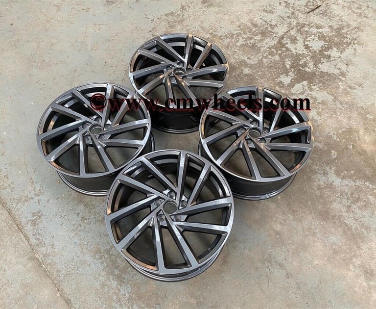 18 19" Inch Spielbergs Style Alloy Wheels VW Golf R MK5 MK6 MK7 MK7.5 Audi A3 Seat Leon Caddy 5x112 
