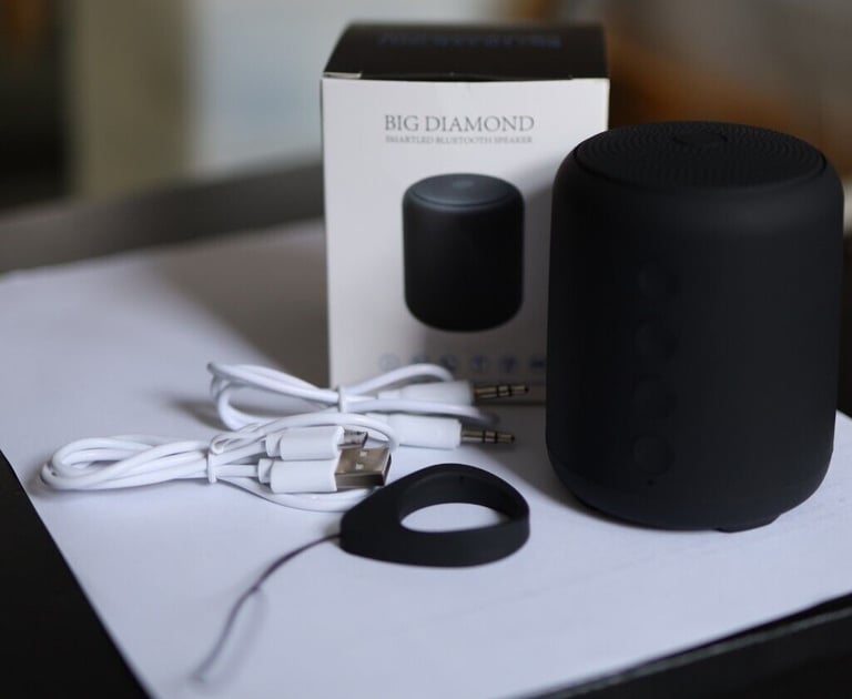 image for Portable SmartLED Bluetooth Speaker Mini Wireless Speakers with Rich Bass HD Waterproof