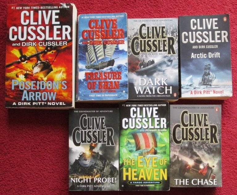 image for CLIVE CUSSLER, 2 paper back BOOKS, £1.00 PER BOOK, TITLES IN DESCRIPTION, GOOD CONDITION