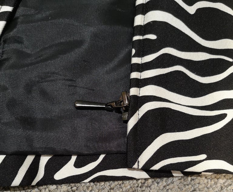 Talbots black and white short jacket