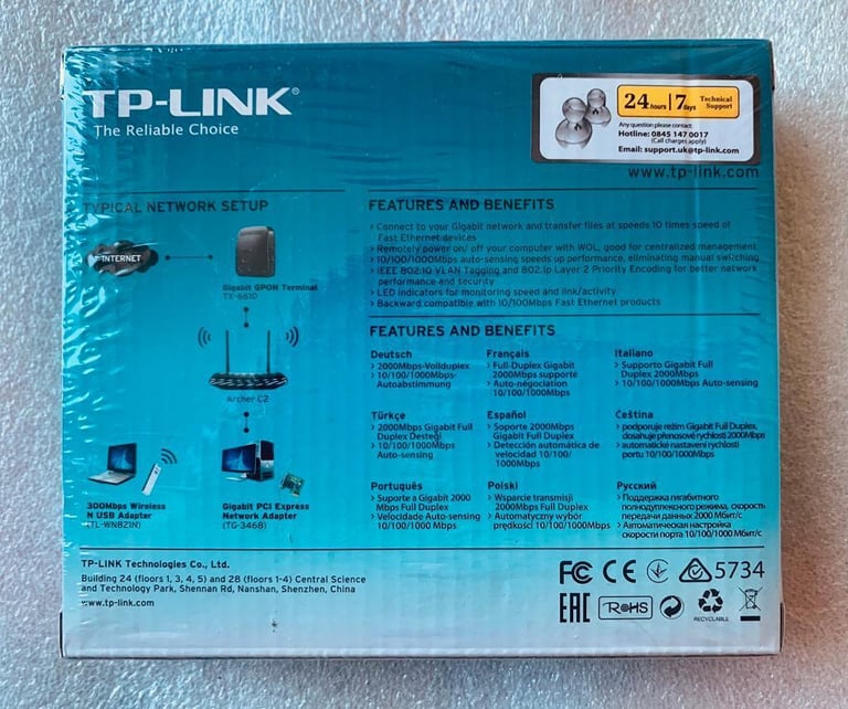 Tp link Gigabit Network interface card