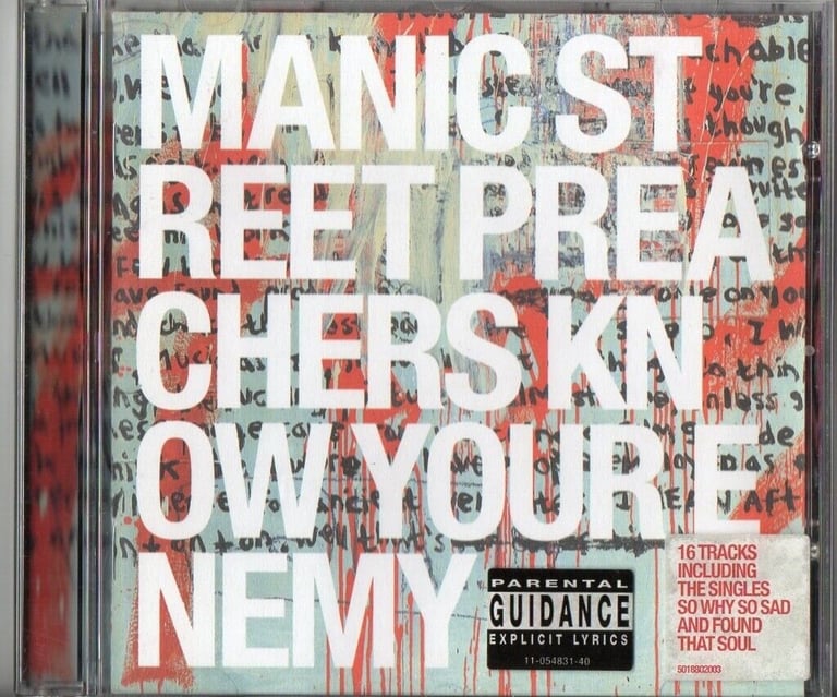 Manic Street Preachers TWO CD Albums - Know Your Enemy & Forever Delayed (Greatest Hits)