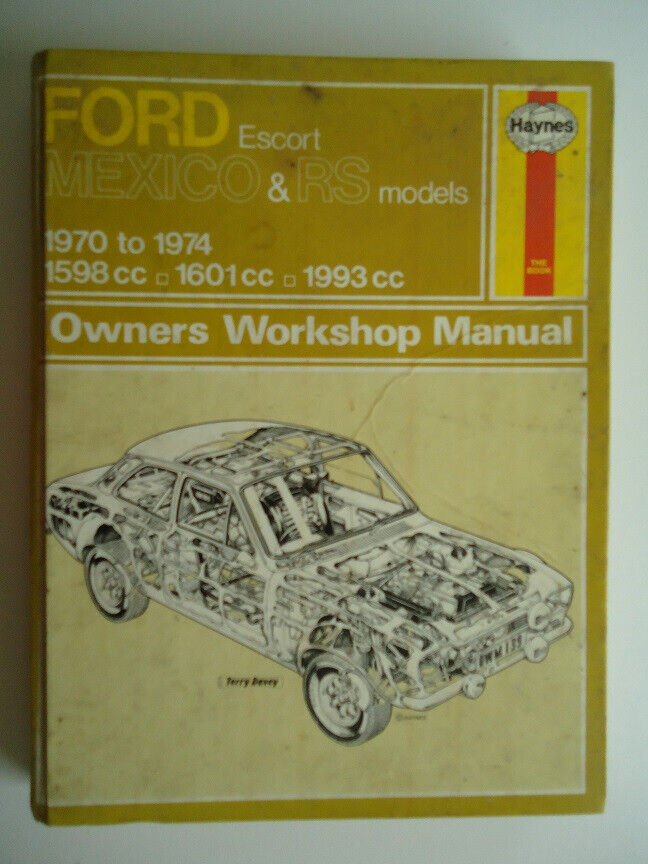 image for Rare Ford Escort Mexico, RS1600 and RS2000 Haynes manual 139