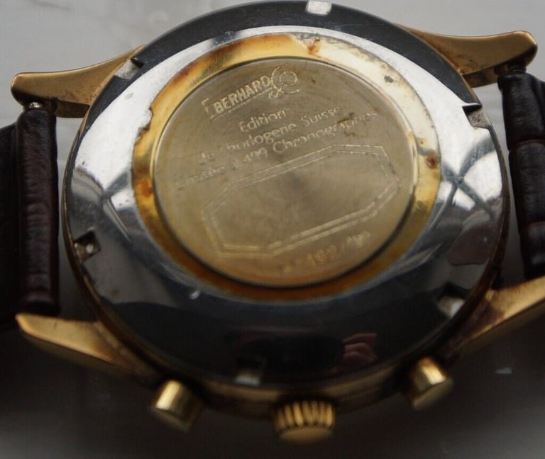 Eberhard & Co automatic mechanical chronograph wristwatch - Ltd Edition - Swiss - Vintage- Val 7758