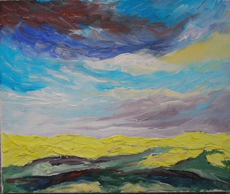 image for ORIGINAL ACRYLIC PAINTING ON CANVAS