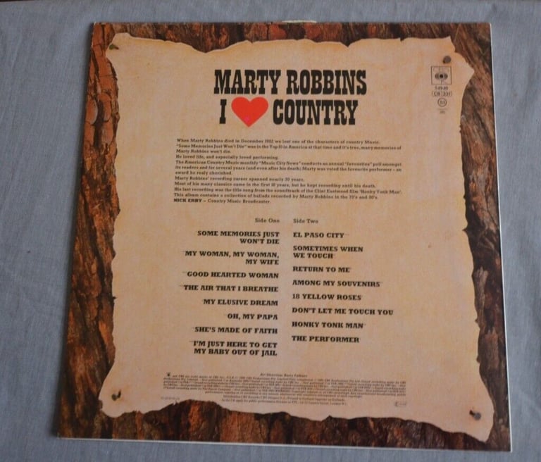 2 MARTY ROBBINS ALBUMS