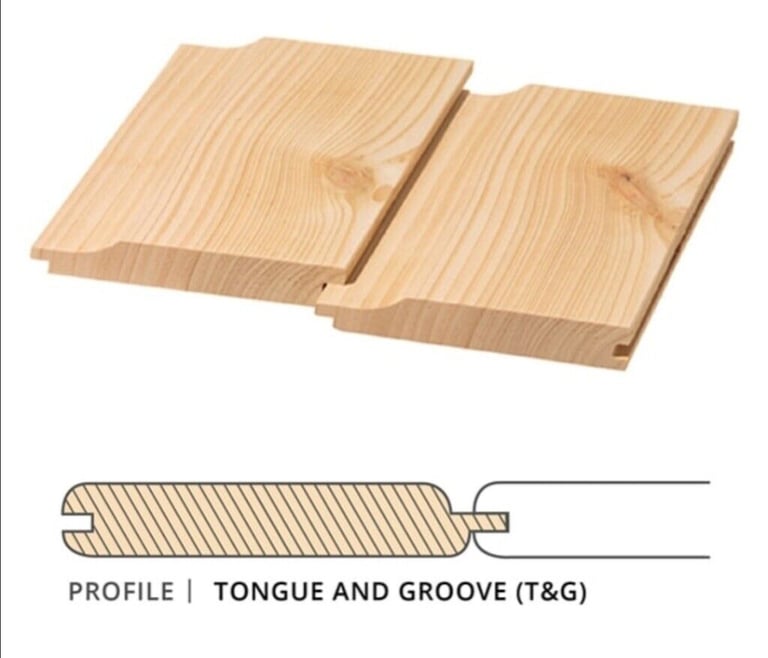 Loglap cladding weatherboard shiplap (shed man cave hut garden t&g tongue and groove shed pent