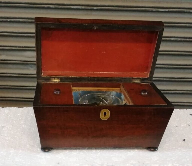 Antique tea caddy 