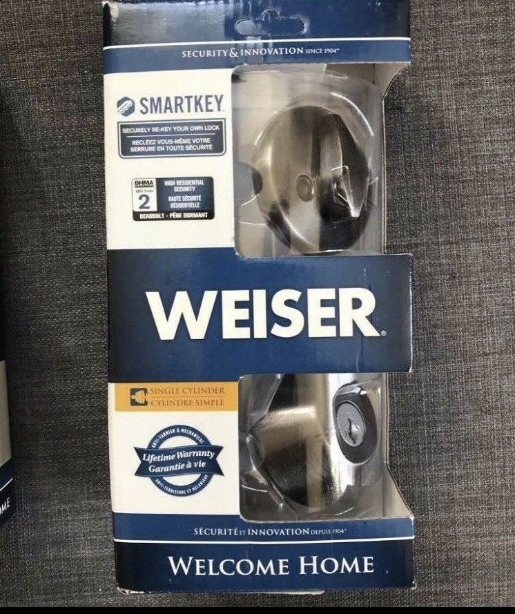 2 WEISER Single Cylinder UNOPENED