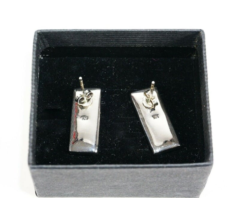 AE-925 Sterling Silver & Abalone Shell Ear-Studs