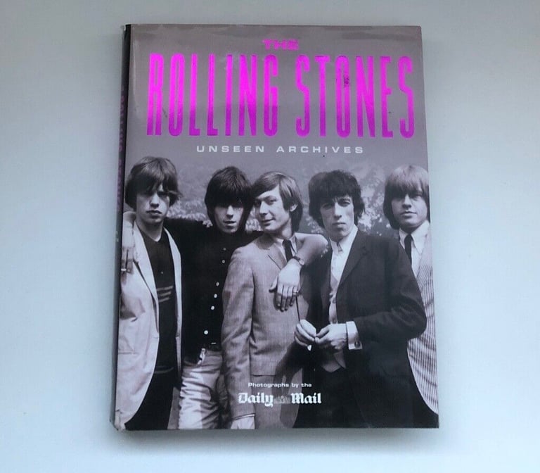 image for The Rolling Stones Unseen Archives Book For Sale.