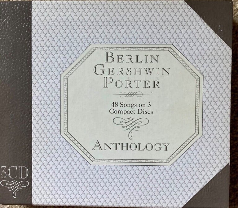 Berlin, Gershwin, Porter-Anthology 48 Songs on 3 CD Box set ~ LIKE NEW
