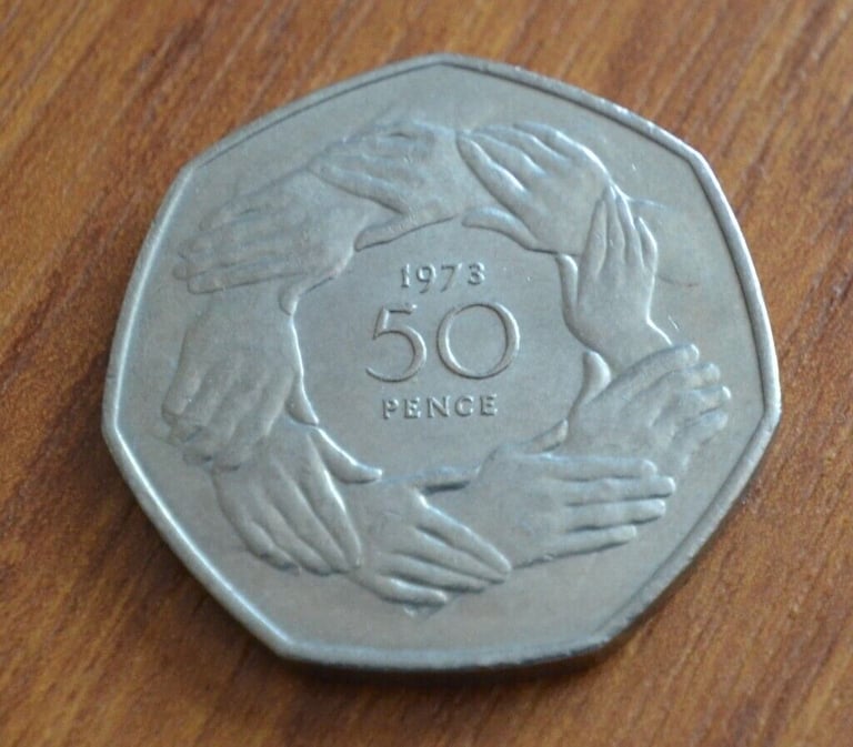 1973 50 PENCE PIECE 
