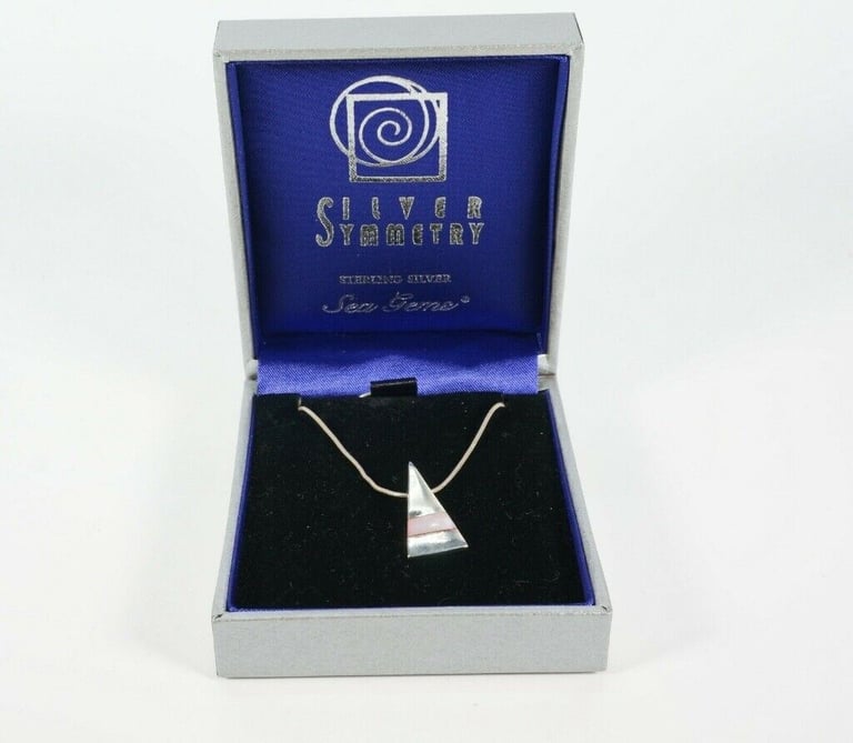image for AE-925 Sterling Silver and Abalone shell Pendant