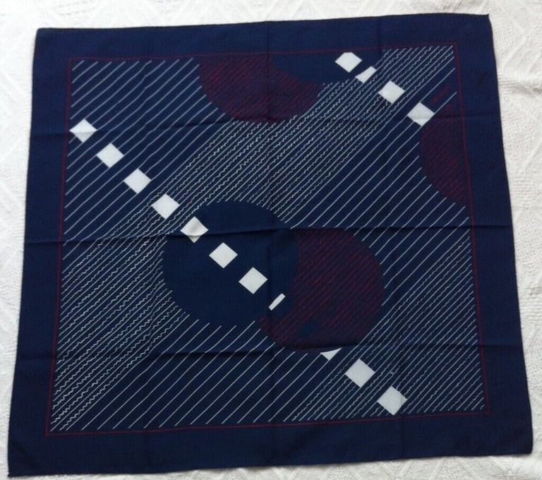 image for Oroton, Diagonal strip scarf, 23.5'' x 23.5''