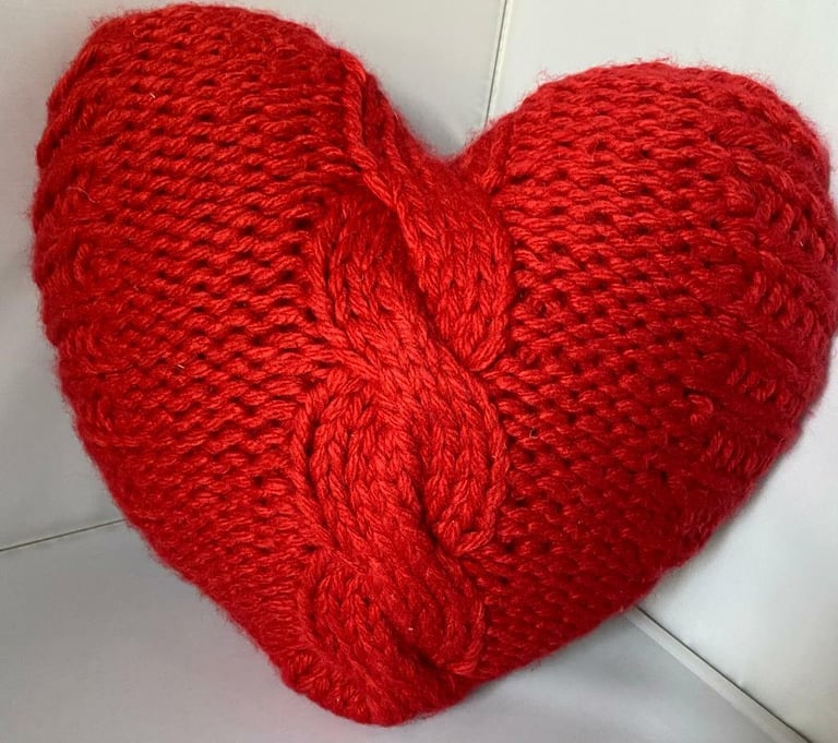 image for Beautiful & Bold NEXT Red Knitted Scatter Cushion