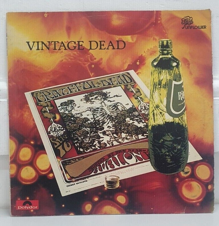 image for Grateful Dead ‎– Vintage Dead 1970 UK LP Prog Psych VG+/VG 