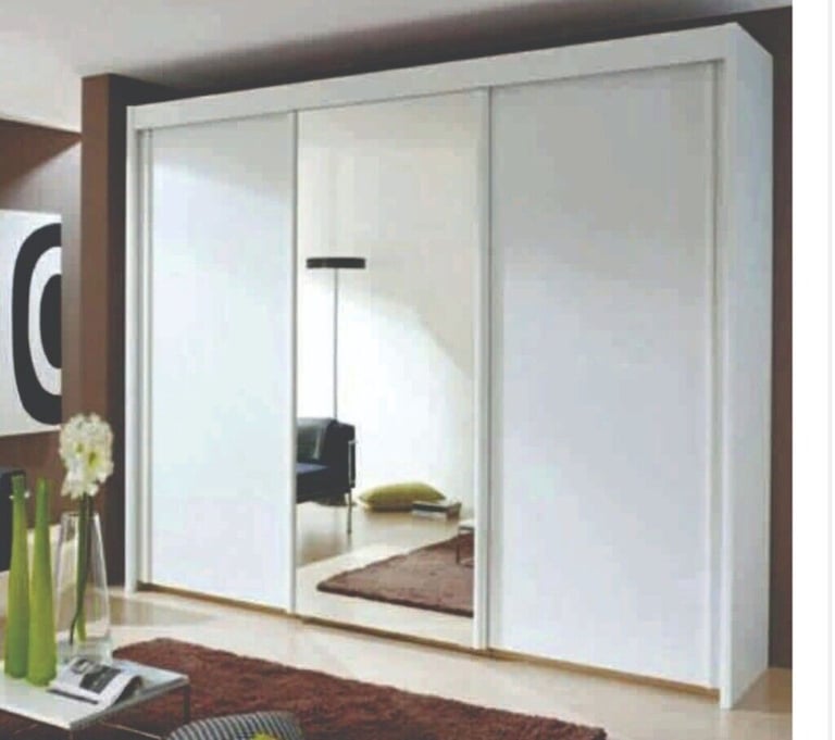 **High Quality Brand New Sliding Mirror Door Wardrobe Cupboards Available