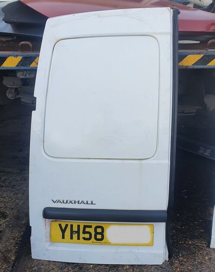 Vauxhall Combo Left Side Rear Door White 2008
