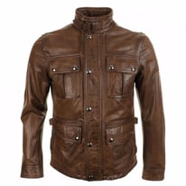 Belstaff Warrington Leather Jacket In Walnut Colour. Size XL Other Colours Considered. Thanks