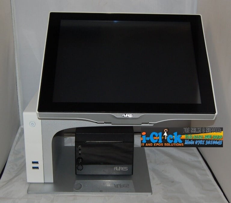 Pos Aures Sango Epos System Till Touch Screen+ Rear 10.1 inch display
