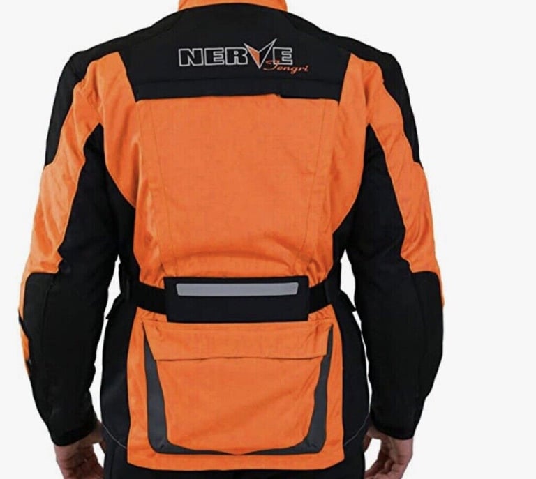 All Season Brand new (Large and 3XL available) Orange NERVE Tengri Motorcycle Touring Jacket £400