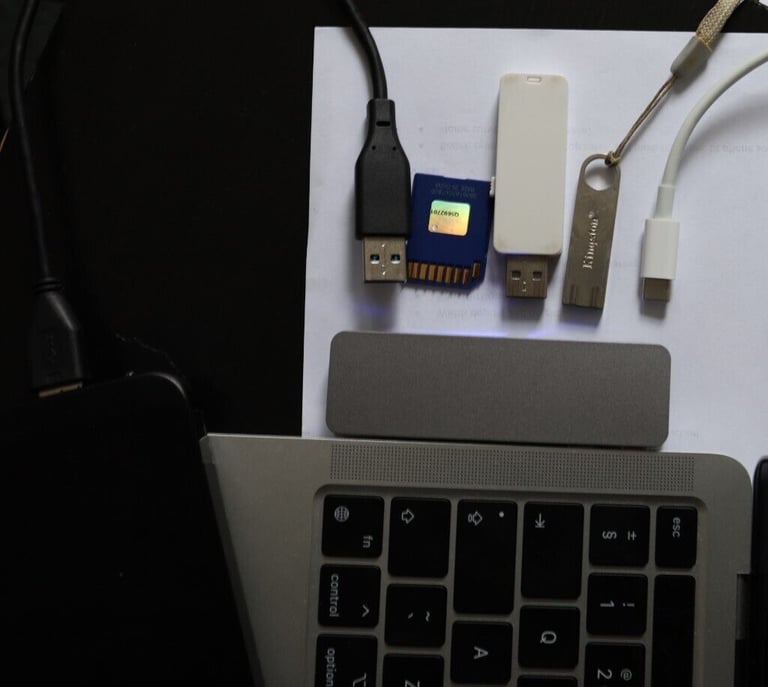 6 in1 USB-C Hub Adapter For MacBook Pro, MacBookAir