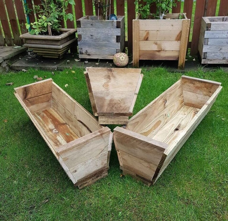 image for Huge Wooden planters