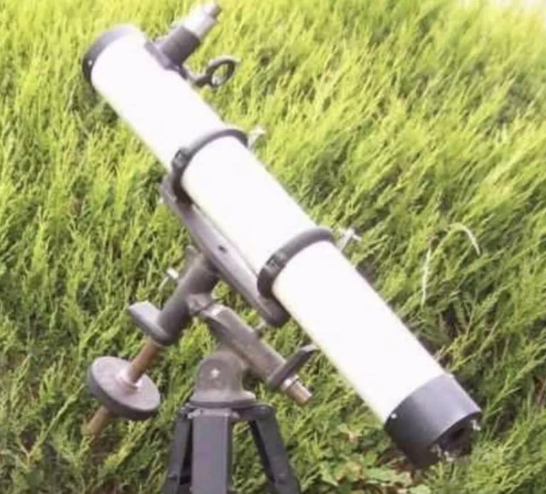 image for Charles Frank 1969 4”  antique   collectable Reflector Telescope 