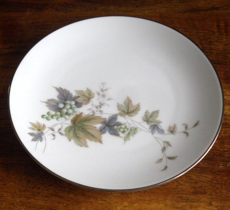 6 x Royal Ceramics RC / Noritake Side Plate in the Deauville 764 Pattern 16 cm